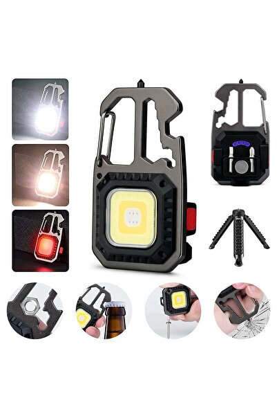 Vivendo Lanterna LED tip breloc cu dispozitiv spargere geamuri, surubelnite, ...