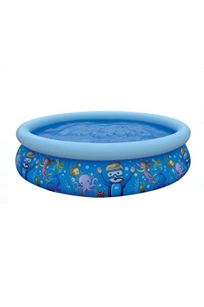 BESTWAY Piscina Gonflabila Copii Lumea Marina cu Scafandri | 205x47 cm | 855L...