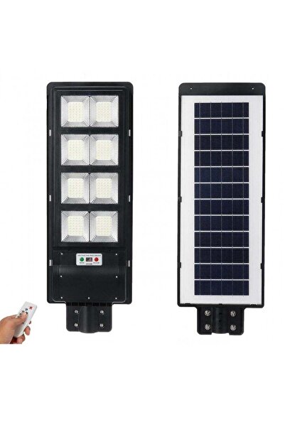 Vivendo Lampa stradala proiector LED cu panou fotovoltaic + telecomanda si se...