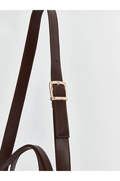 LC Waikiki Brown Leather Look Women's Shoulder Bag