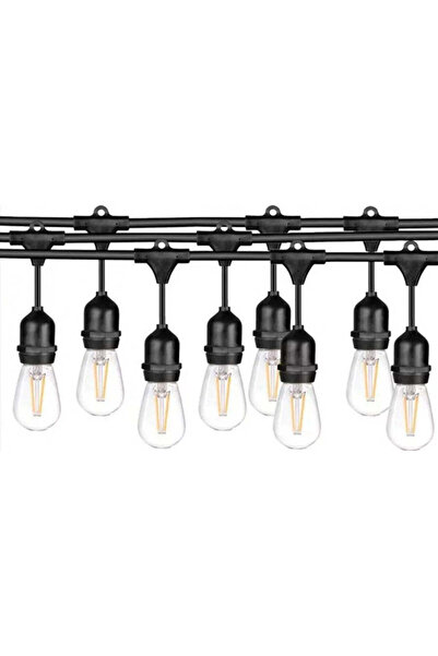 Vivendo Ηλιακή γιρλάντα με 10 λαμπάκια LED τύπου νήματος, 2W, 3000K, IP65, θε...