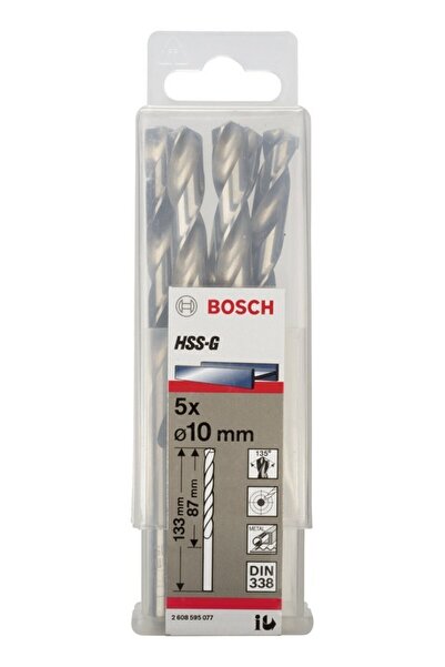 Bosch Hss-g 10*133 Mm 5'li Paket Metal Delme Ucu - 2608595077