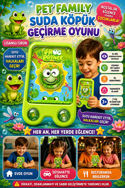 BigsToy Suda Halka Köpük Geçirme Oyunu Sevimli Dostlar Duyusal Gelişim Destek...