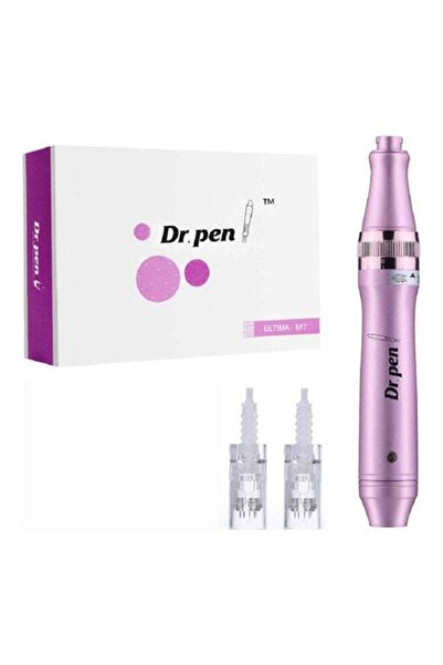 Dr.Pen Ultima M7 Derma Pen With 2 Needle Cartridges Purple/White