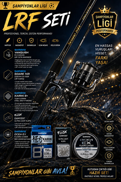 Shimano Şampiyonlar Ligi LRF Seti