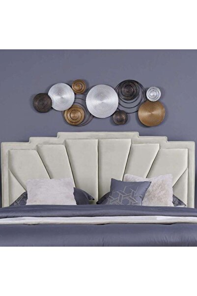 PAN HOME URANUS HEADBOARD VELVET WHITE L-200 : H-125 CM