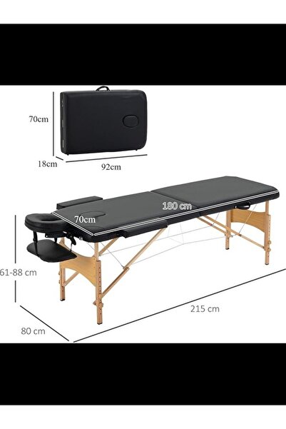 MESHIDA BestMassage Table Portable Bed Spa 73 Inches Long 28 Inchs Wide Hight Adjustable 2 Folding Facial Cradle Salon W/Carry Case