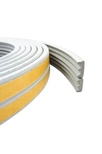 OEM Cheder autoadeziv, profil E, etansare usi si ferestre, 9 mm x 4 mm x 6 m,...