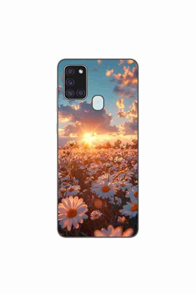 OEM Husa compatibila cu Samsung Galaxy A21s Silicon Gel Tpu Model Rasarit cu ...