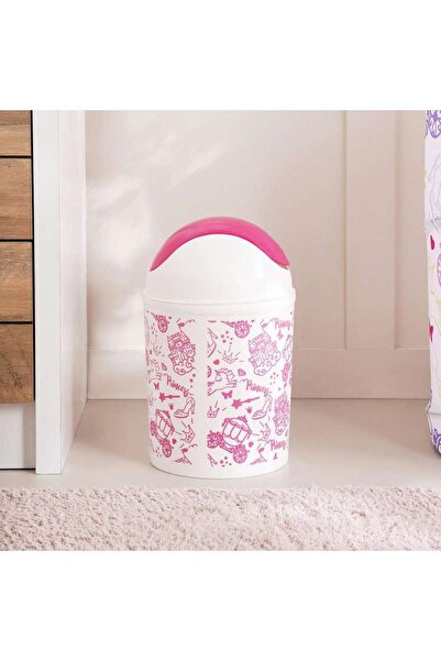 PAN HOME سلة مهملات ليتل برينسيس 19x31 سم - وردي