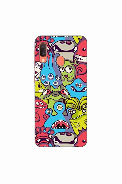 OEM Husa compatibila cu Samsung Galaxy A20e Silicon Gel Tpu Model Squishi Mon...
