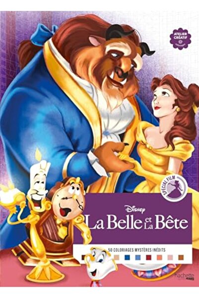 Hachette COLORIAGES MYSTERES SPECIAL FILM - LA BELLE ET LA BETE