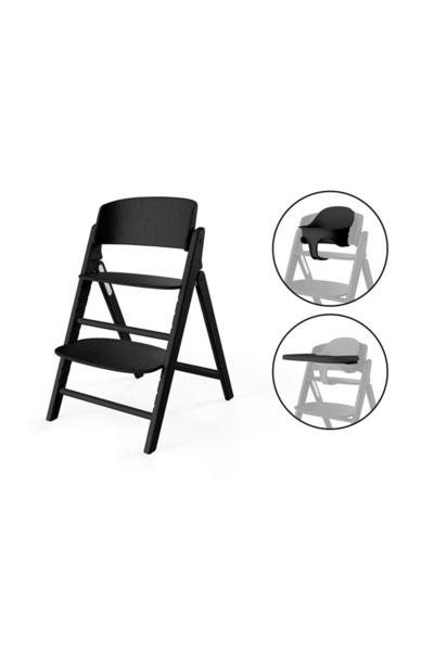 Cybex Scaun înalt pentru bebeluși Click&Fold 3 în 1 - Negru Impresionant