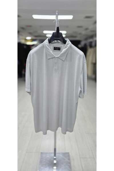 Tony Montana J-2128 Büyük Beden Polo Yaka T-Shirt