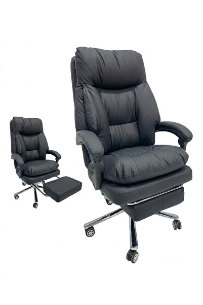 Generic High Back Office Chair PU Leather Ergonomic Recliner Chair with 360° ...