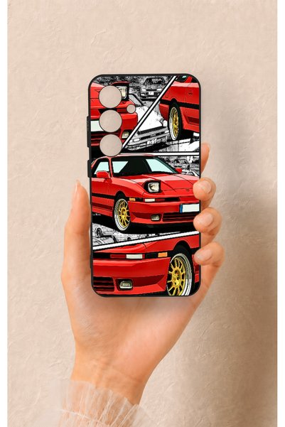 Vip Case Samsung S24 Compatible Red Supra Patterned Silicone Case