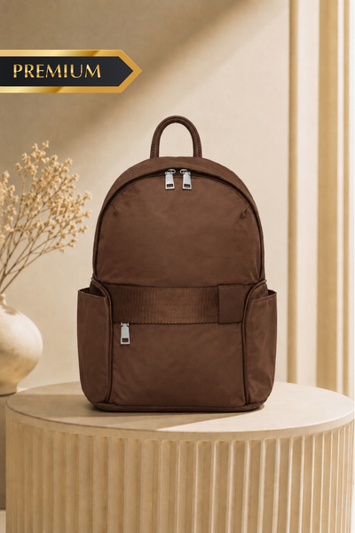 Wilson Premium Quality Women's Backpack with Fabric 4-Compartment Side Pocket...