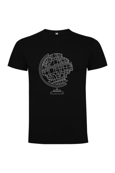 iLovePrints Globe Odyssey's Monochromatic Journey Tshirt