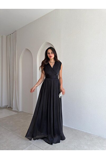 Mooi Butik Jiva Maxi Dress 3049 - Black