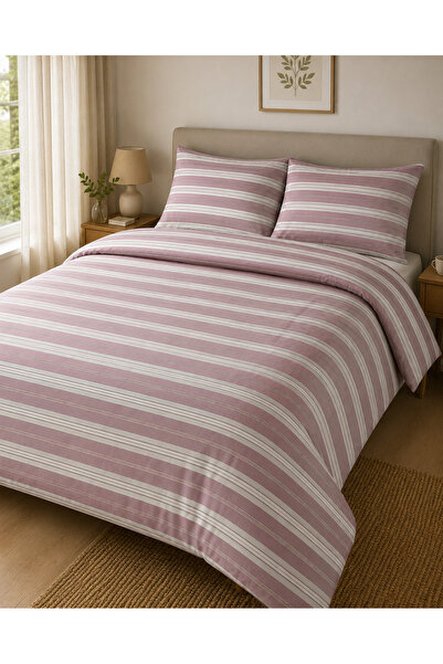 pınarhome collectıon 100% Cotton 59 Threads Reinforced Double Bedding Cover (...