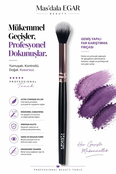 Mas'dala EGAR Eyeshadow Blending Brush Professional Makeup Brush Wide Constru...