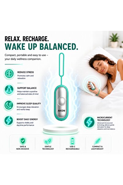 AKON Aparat smart pentru somn si relaxare. Amelioreaza insomnia, stresul, anx...