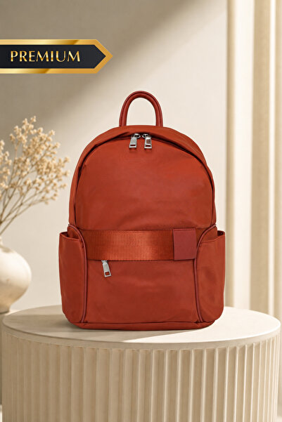 Wilson Premium Quality Women's Backpack with Fabric 4-Compartment Side Pocket...