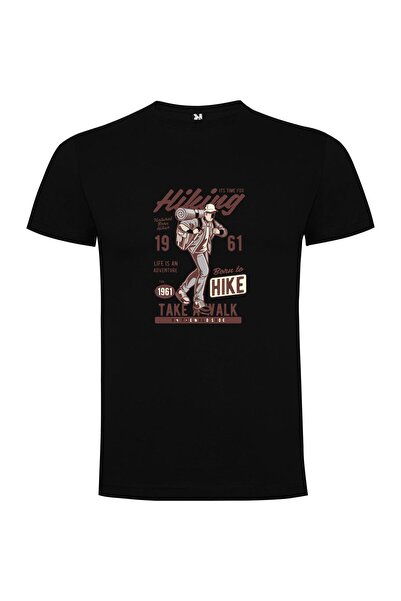 iLovePrints Vintage Hiking Adventure Tshirt