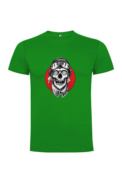 iLovePrints Helmeted Skull Vision Tshirt