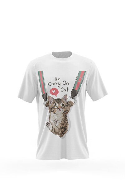iLovePrints Μπλούζα Animal Carry On Cat