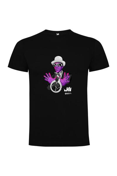 iLovePrints Clockin' in Synthwave Tshirt