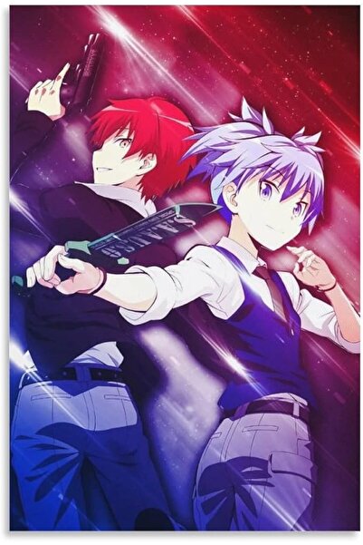 ESSESORIES ملصق جداري جمالي من SIPMAN Assassination Classroom، ديكور غرفة ذات...