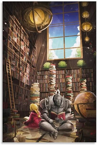 ESSESORIES Fullmetal Alchemist Unframe Aesthetic Poster Wall Art Room Decor S...