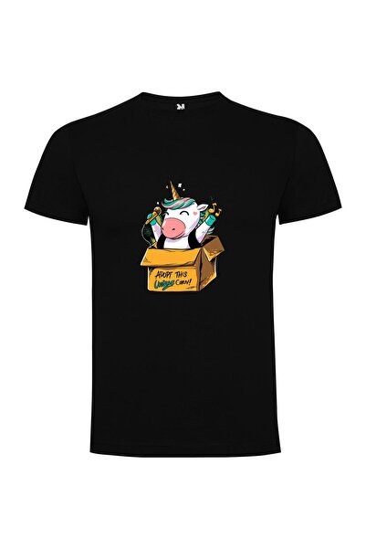 iLovePrints Boxed Unicorn Adoption Tshirt