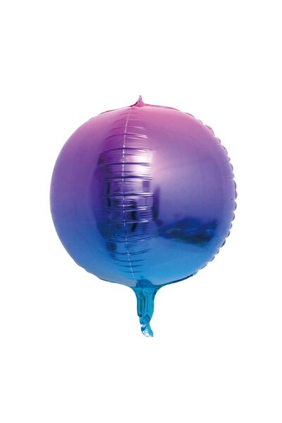 MP Mirific Party Balon din folie, figurină minge disco, roz și mov, 55 cm