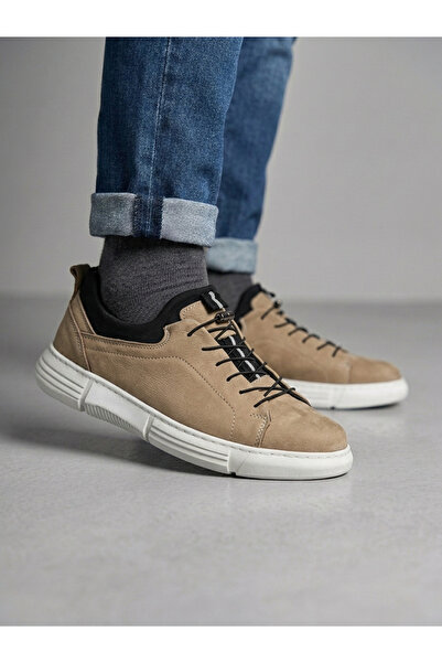 Derify Genuine Leather Casual Men's Sports Shoes - Stretchable Flexible Struc...