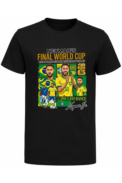 Efendioğlu Design The Last Dance Neymar's Printed Worldcup 2026 Brazil Printe...