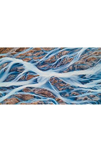 Persona Tablou Canvas, Tablou Abstract Albastru- 100 X 70 cm