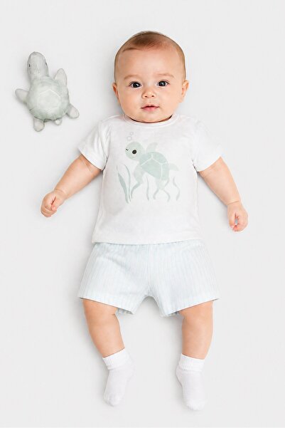 Rock A Bye Baby Boutique طقم ملابس للأطفال الصغار من 3 قطع يتكون من تي شيرت م...