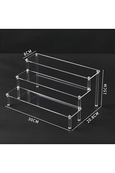 choice2 3Layer 30x8cm 1-4 Layers Acrylic Display Stand Durable Display Rack f...