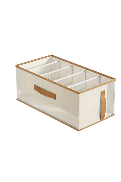 Choice Beige Large Capacity 5-Drawer Organizer, Non-Woven Fabric Storage Box ...