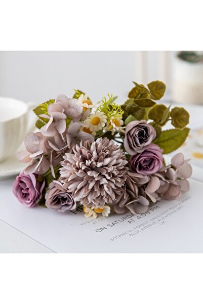 Choice6 1 pc PURPLE Artificial Flowers Chamomile Combination Home Room high q...