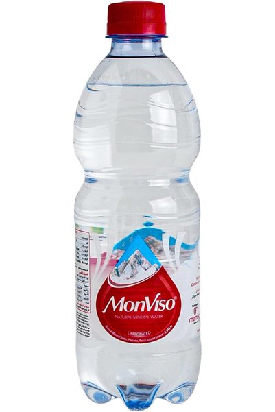 MONVISO Liquid Sparkling Natural Mineral Water - 500ml X 6