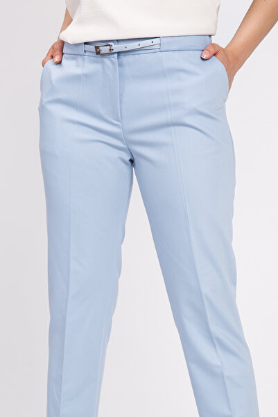 FIRST STYLE Women's Light Blue Turkish Trousers