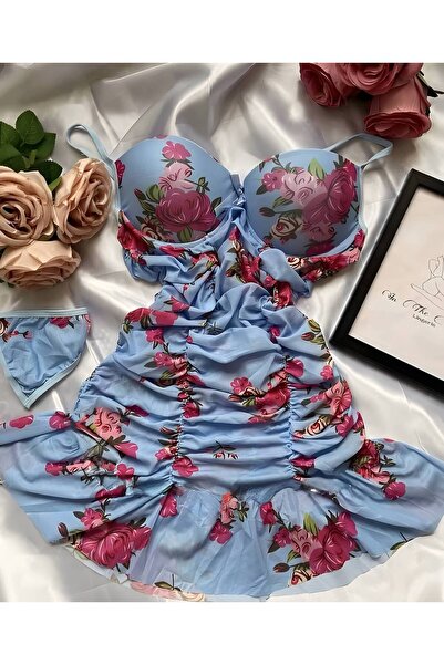 1way Luxurious Lingerie Set with Ruched Design and Alluring Feminine Details
