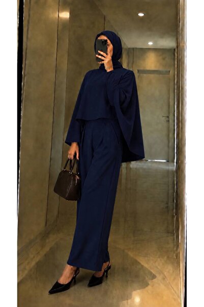 Gülmude Stylish Hijab Suit with Cape, Invitation & Graduation Dress