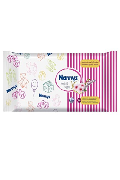 NANNYS almond μωρομάντηλο 56 τμχ