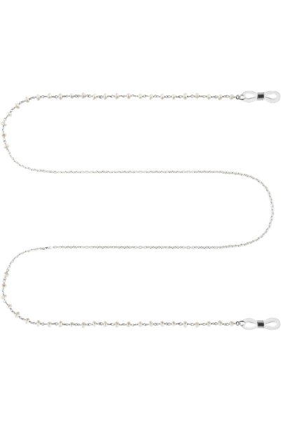 MINZA Niveus Women's Eyewear Chain, 925 Sterling Silver, Eyewear Chain, with ...