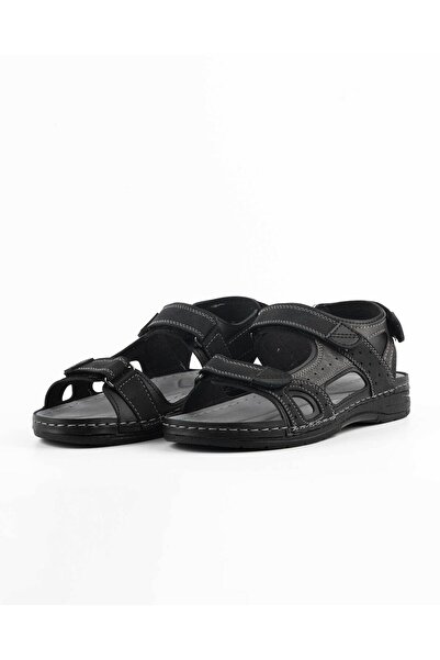 DR KLOMPA Men's Sandals - Black - Comfort Supported Structure Stylish Design ...
