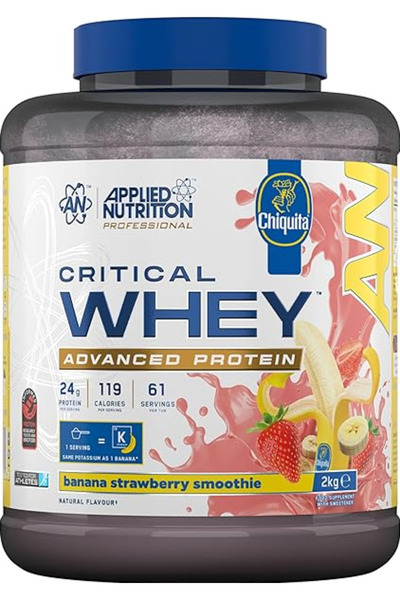 applied nutrition Proteină din zer Critical Aromă căpșuni și banane 2kg